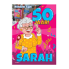 Window signs – Sarah 50 jaar